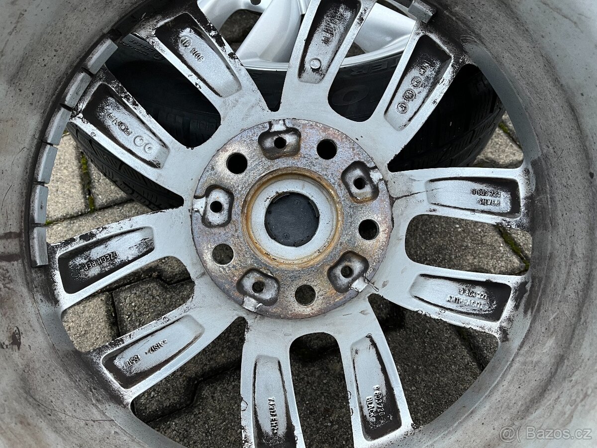 4x alu kola 5x120 R17, zachovalé - 5
