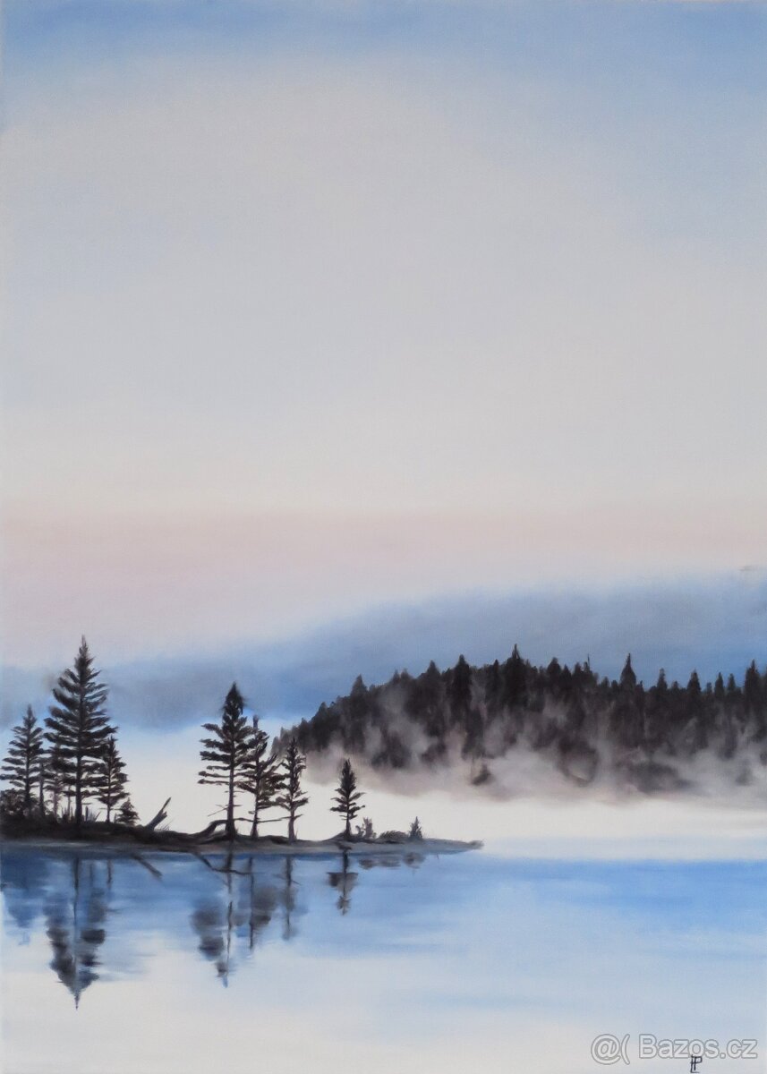 Ručně malovaný obraz – Stromy - 5