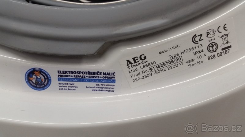 Pračka AEG L86850, REPASOVANÁ SE ZÁRUKOU - 5