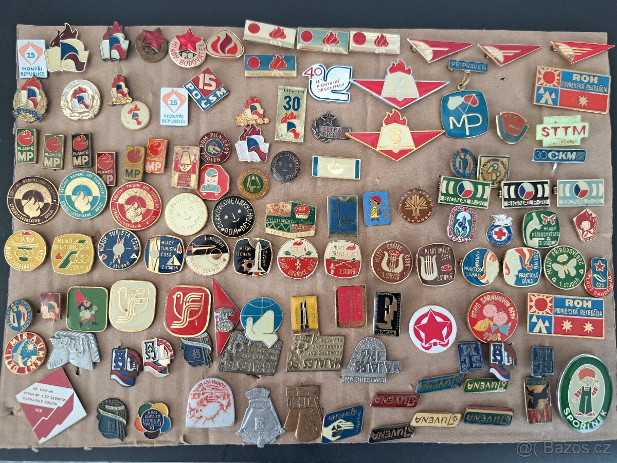 Predám odznaky 1 - 5