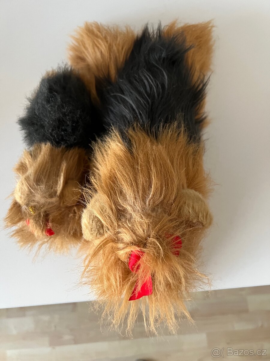 Plyšový jorkšír - máma a štěňátko - 5