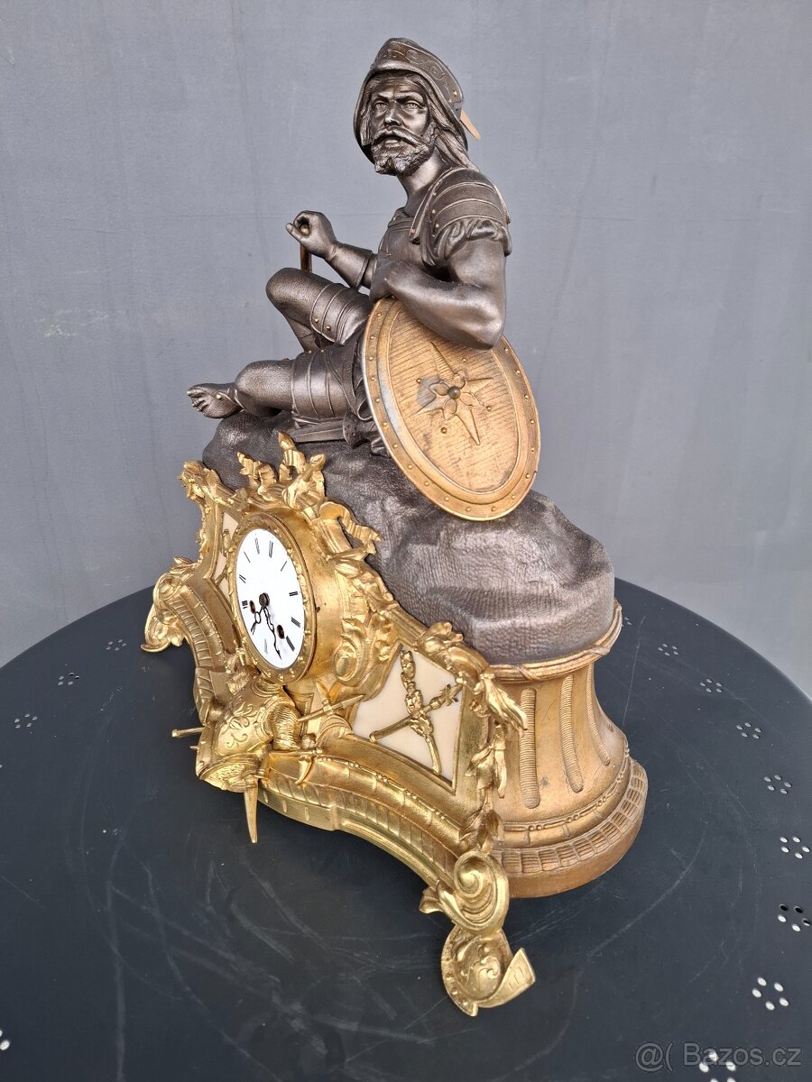 Starožitná francouzské figurální hodiny - 5