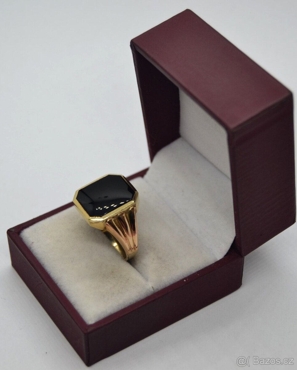 Zlatý pánský prsten - 5