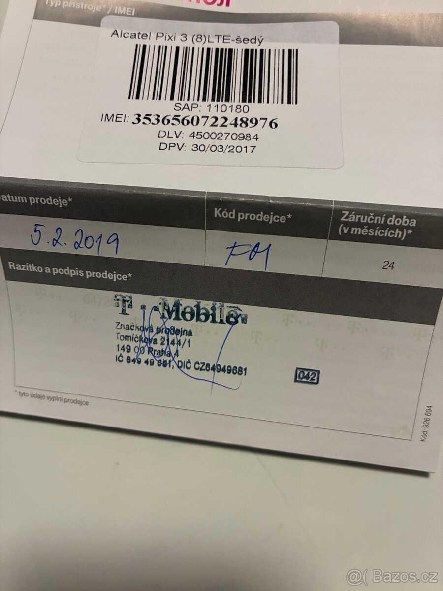 Alcatel One touch Pixi 3 /8 - 5