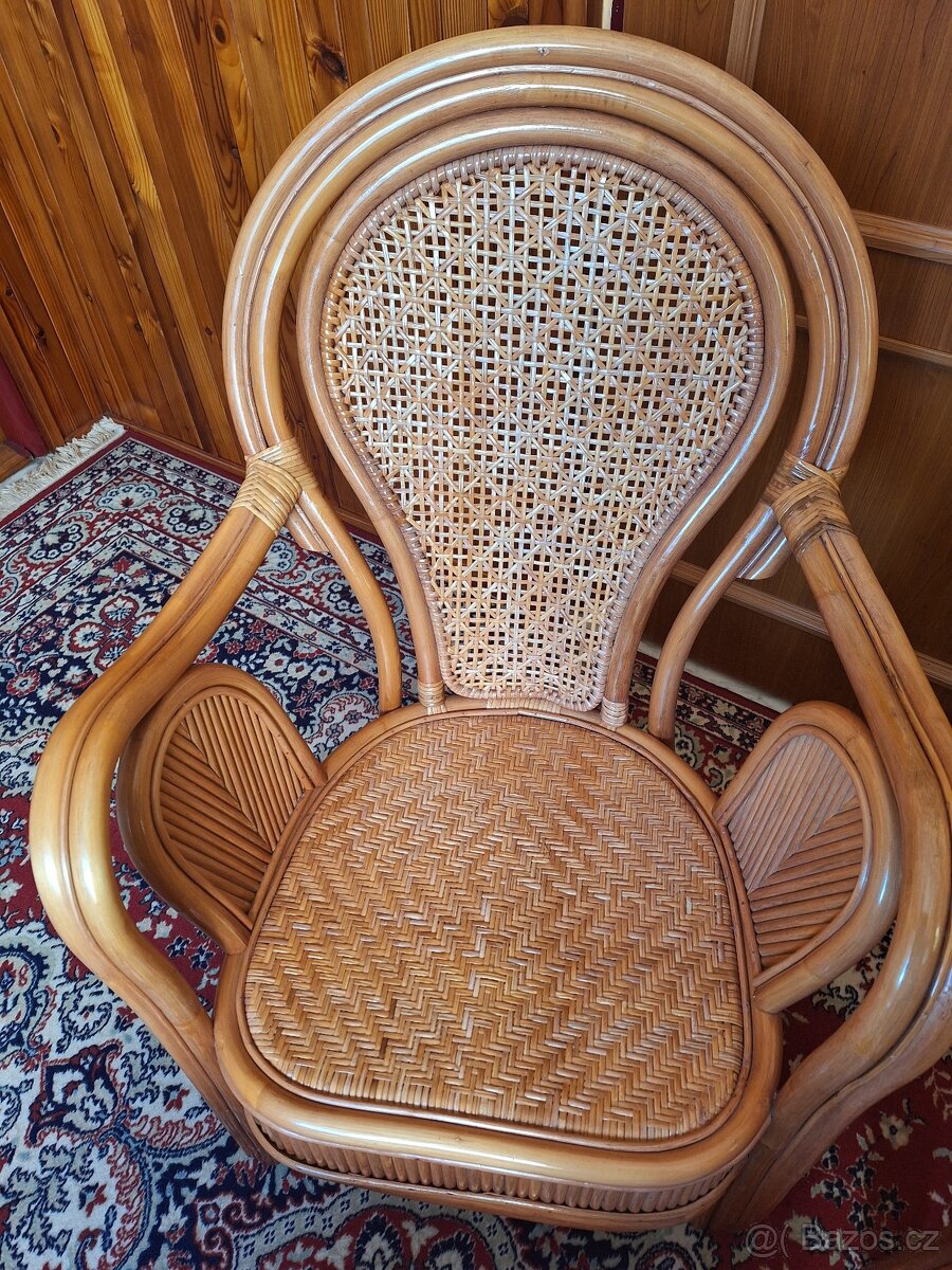 Ratanová křesla a stolek - 5