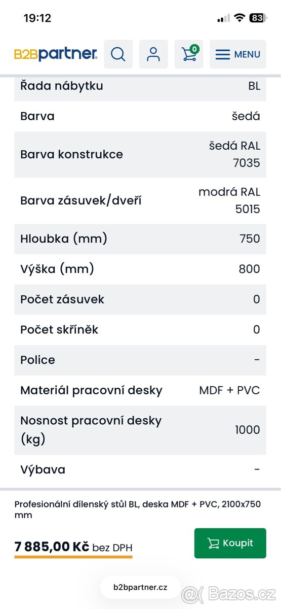 Dílenský stůl, pracovní ponk - 5