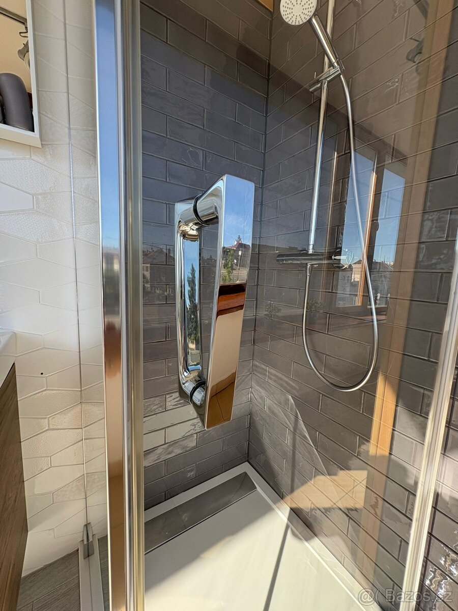 Sprchový kout + vanička 80x80cm Ronal(Sanswiss) - 5