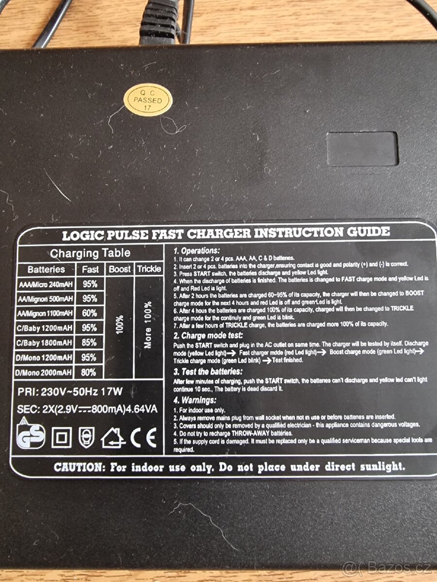 Automatická nabíječka baterií - 5