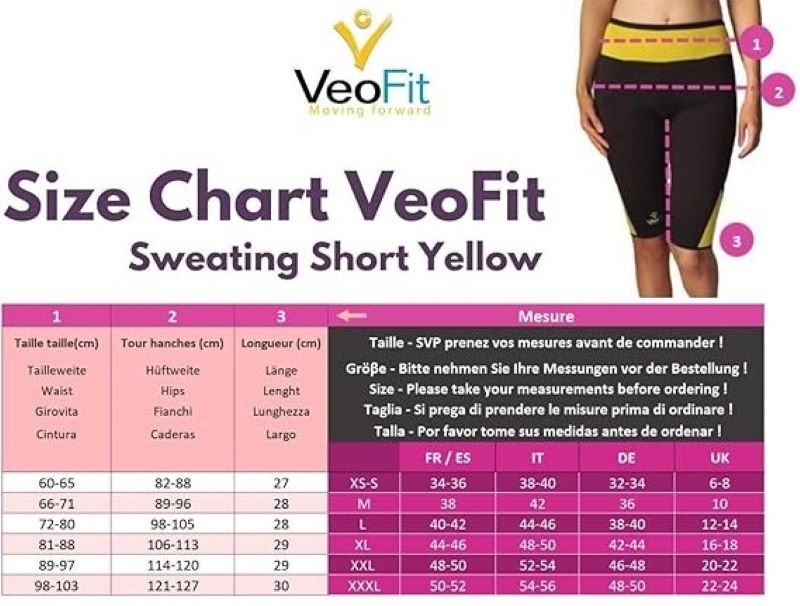 DÁMSKÉ XL NEOPRENOVÉ ZEŠTÍHLUJÍCÍ KRAŤASY VeoFit - 5