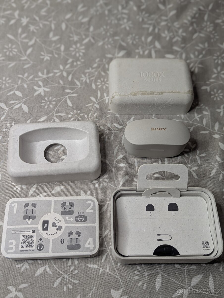 Bezdrátová sluchátka Sony WF-1000XM4 světlé, nové rozbalené - 5