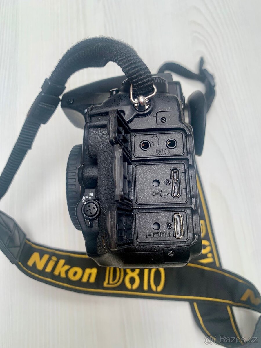 NIKON D810 - 29.926 závěrek, plus objektiv Tamron 45mm - 5
