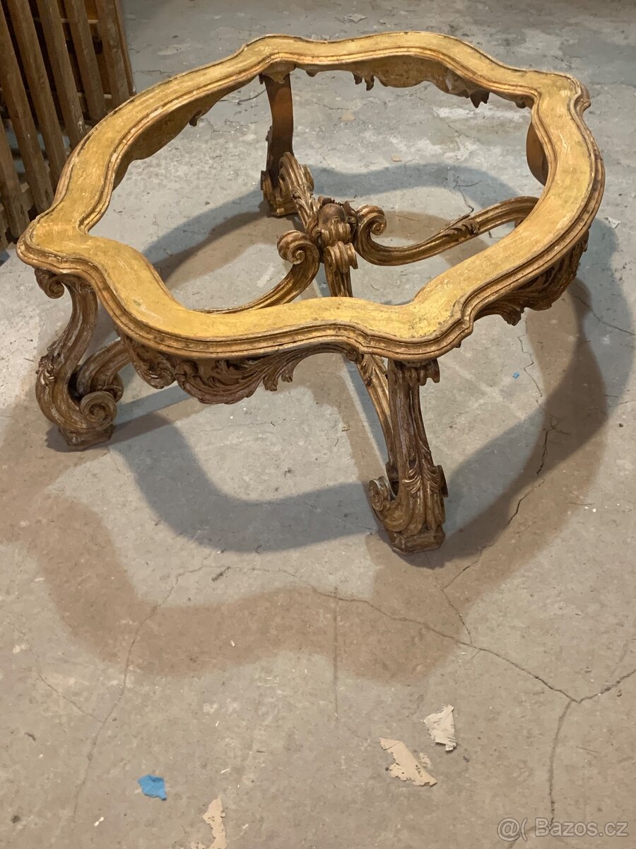 Starožitný zámecký konferenční stůl - 5