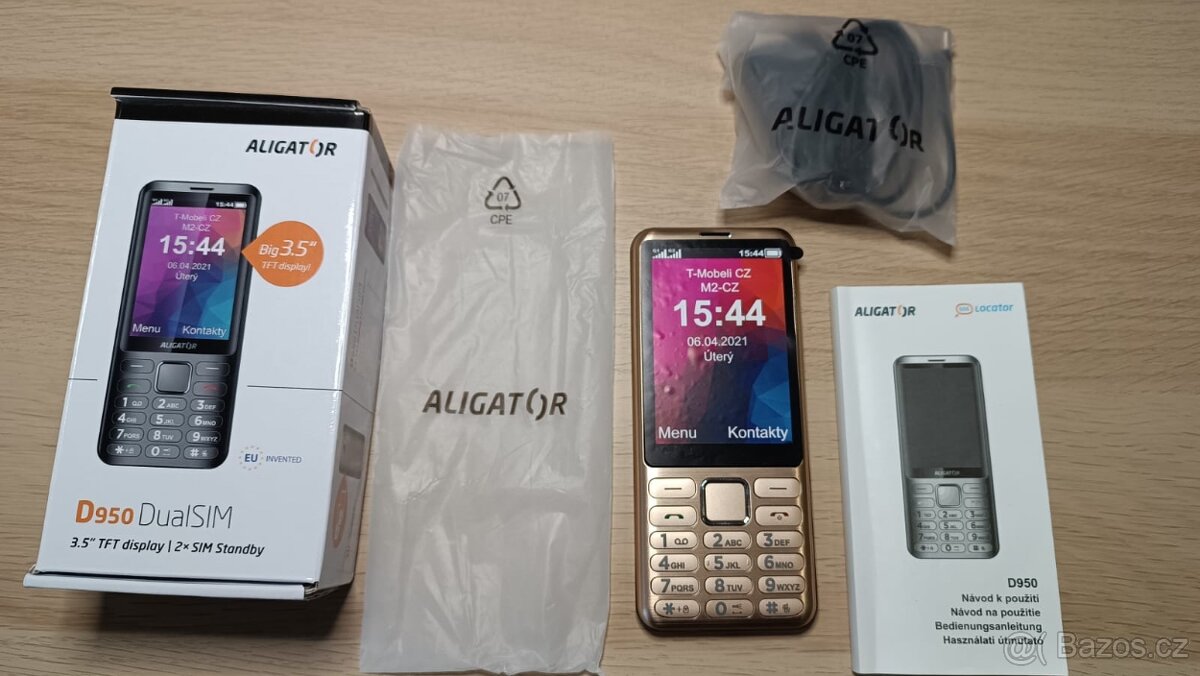 Aligator D950 Dual SIM - zlatý - 5
