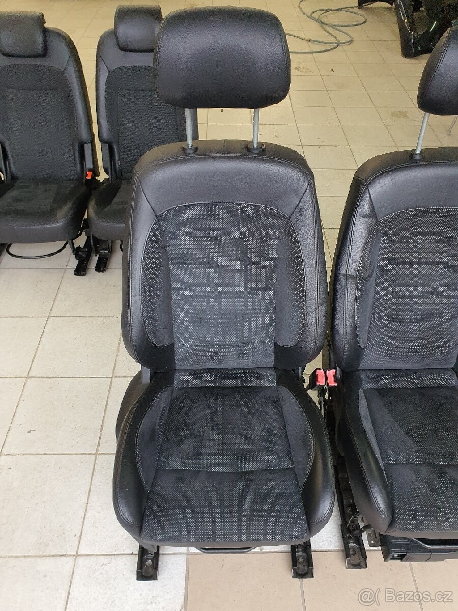 interier sedacky kuze alcantara ford s-max galaxy - 5