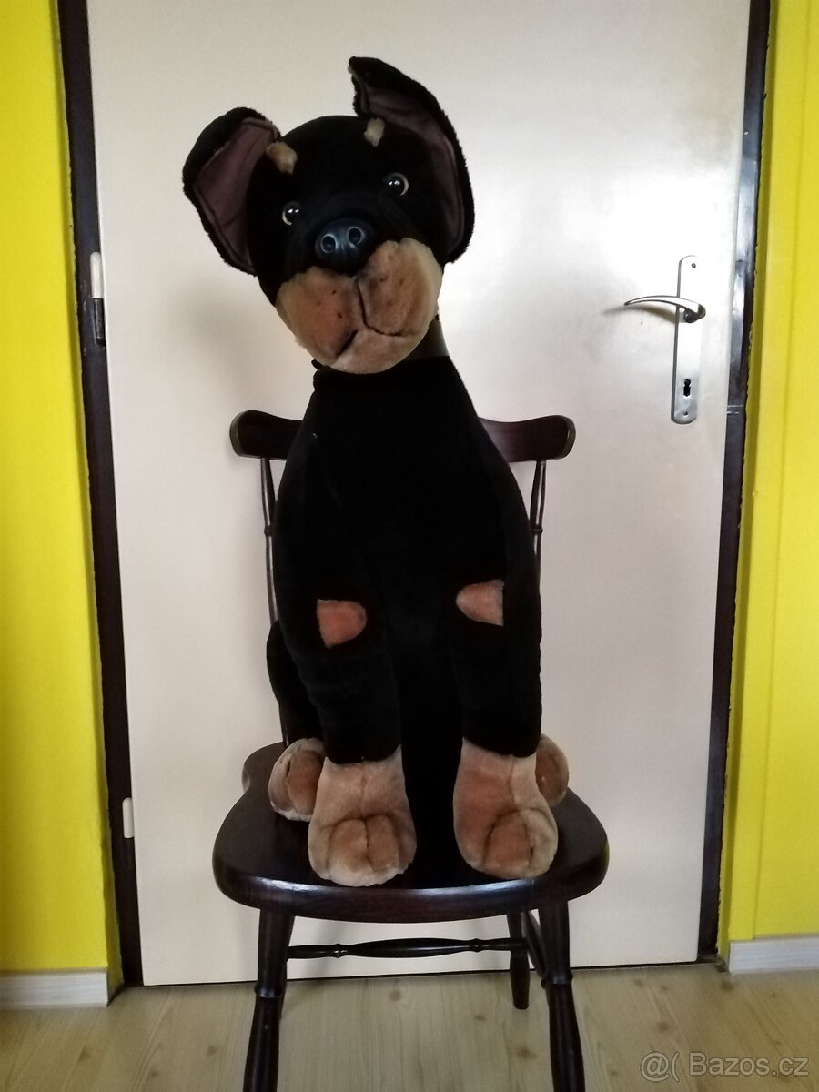 Plyšový pes sedící - 5