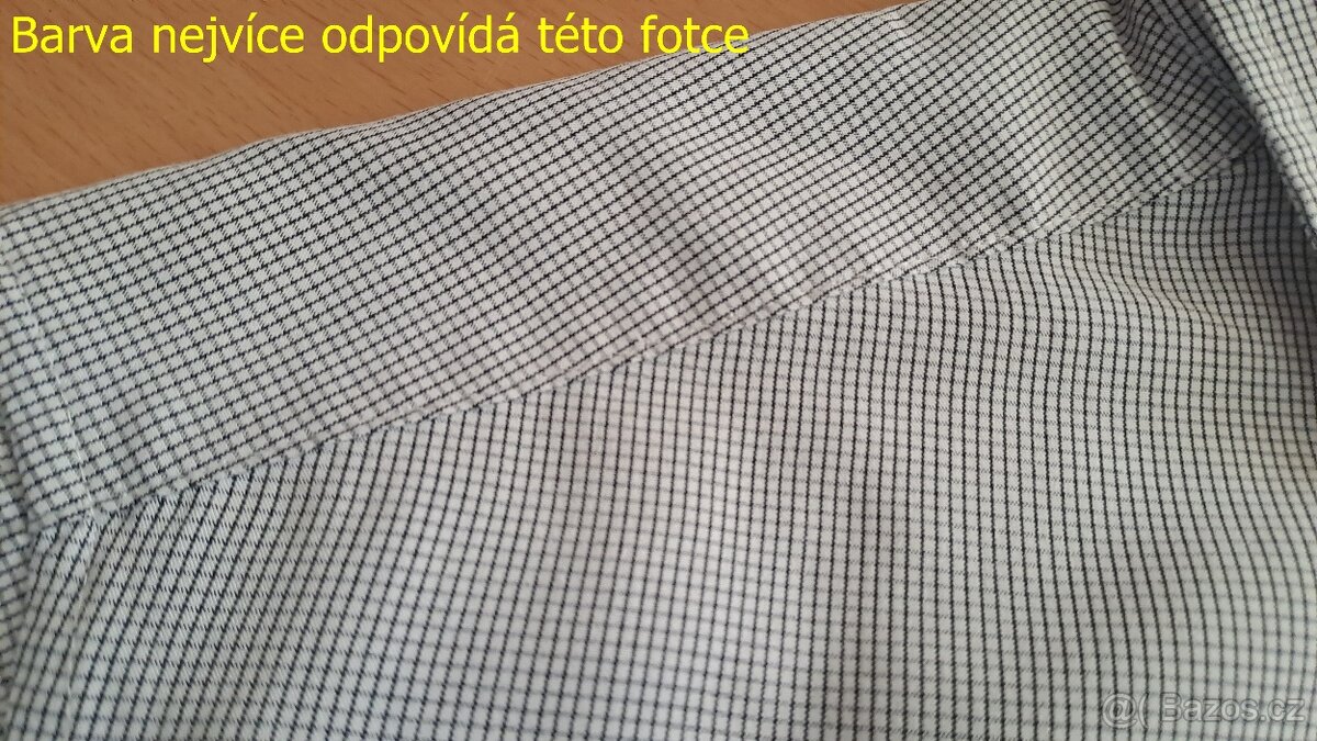 Pánská kostičkovaná košile Marks&Spencer/M/2x57cm - 5