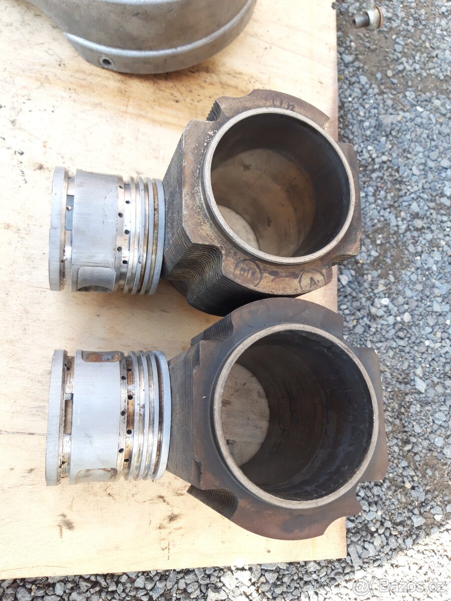 Válce, písty kompresor Orlík - 5