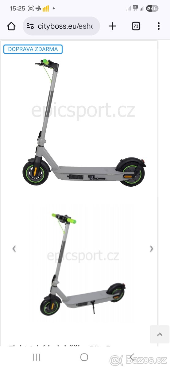 Elektrokoloběžka City Boss RS500 - 5