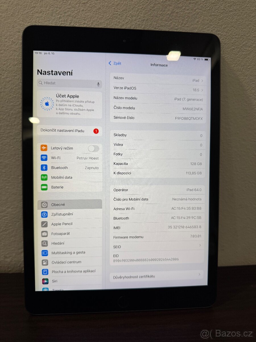 iPad 7 (2019) 128GB Cellular - DPH - 5