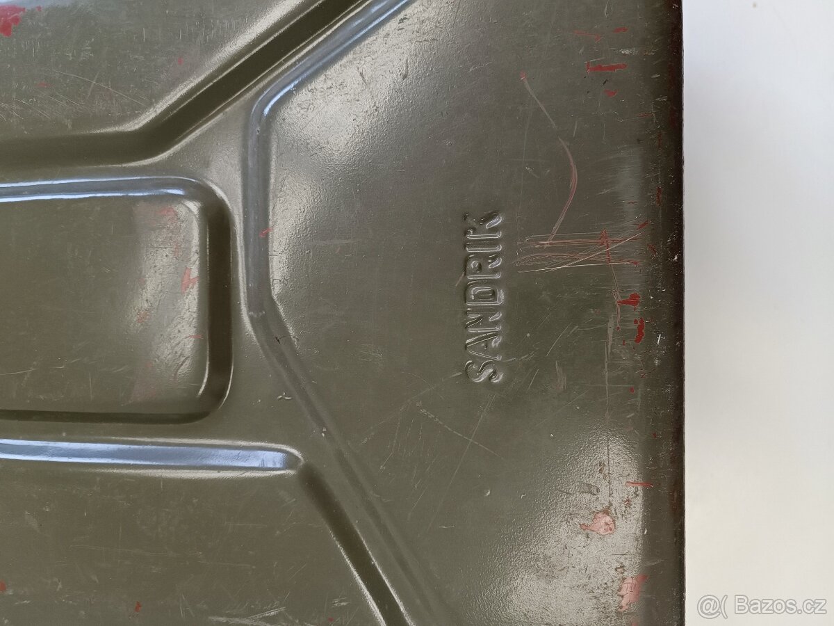 Vojenský kanystr 20 litrů z roku 1987 - originální armádní - 5