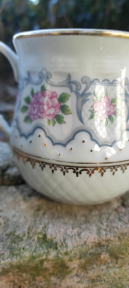 Retro porcelánový hrnek - 5