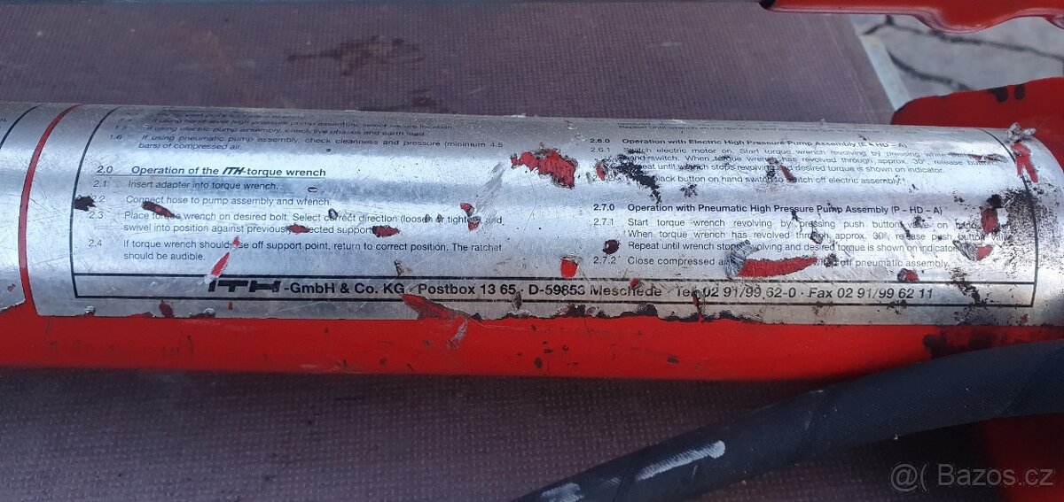 hydraulická pumpa s pístnicí - 5