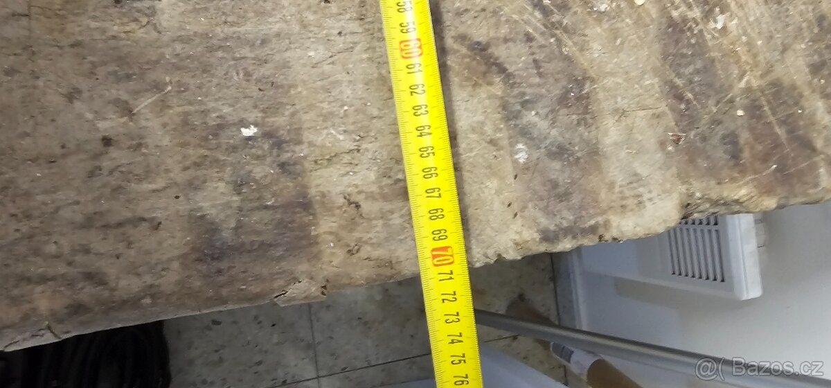 Řeznický špalek / stůl 70x70cm - 5