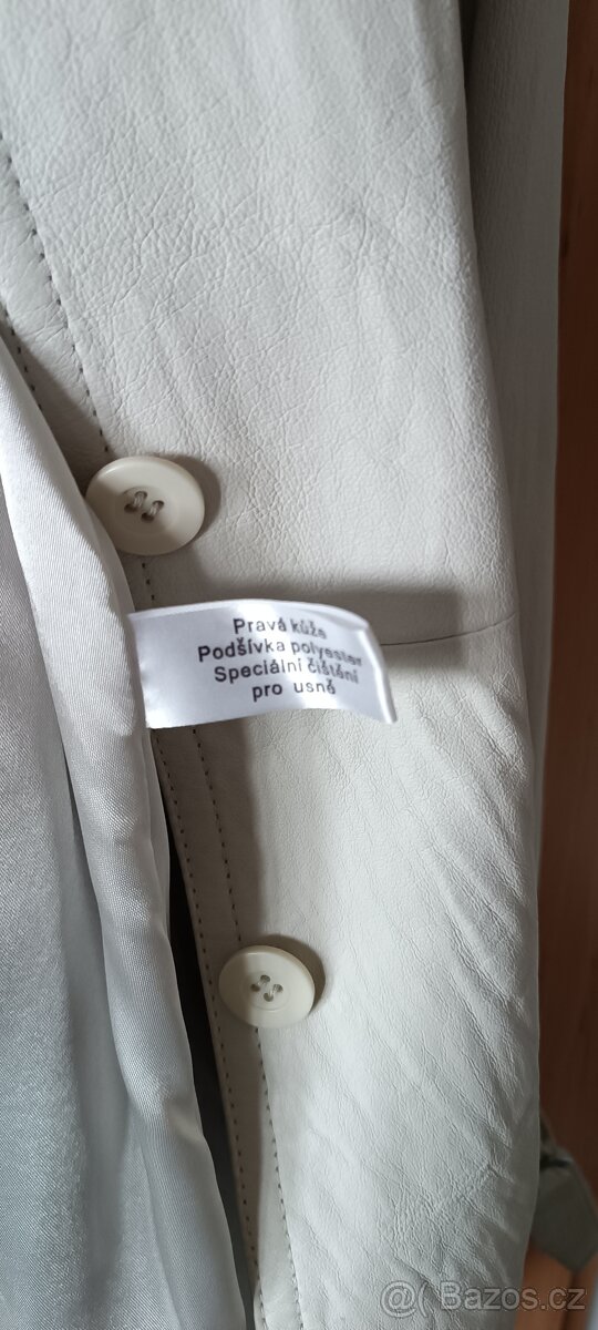 Kožený dámský kabát - 5