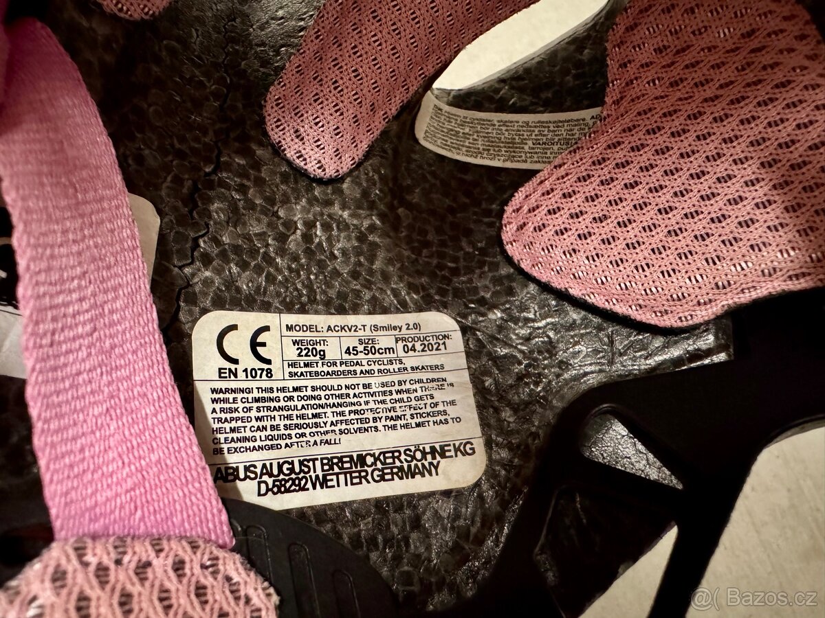 Dětská helma ABUS SMILEY Rose princess - 5