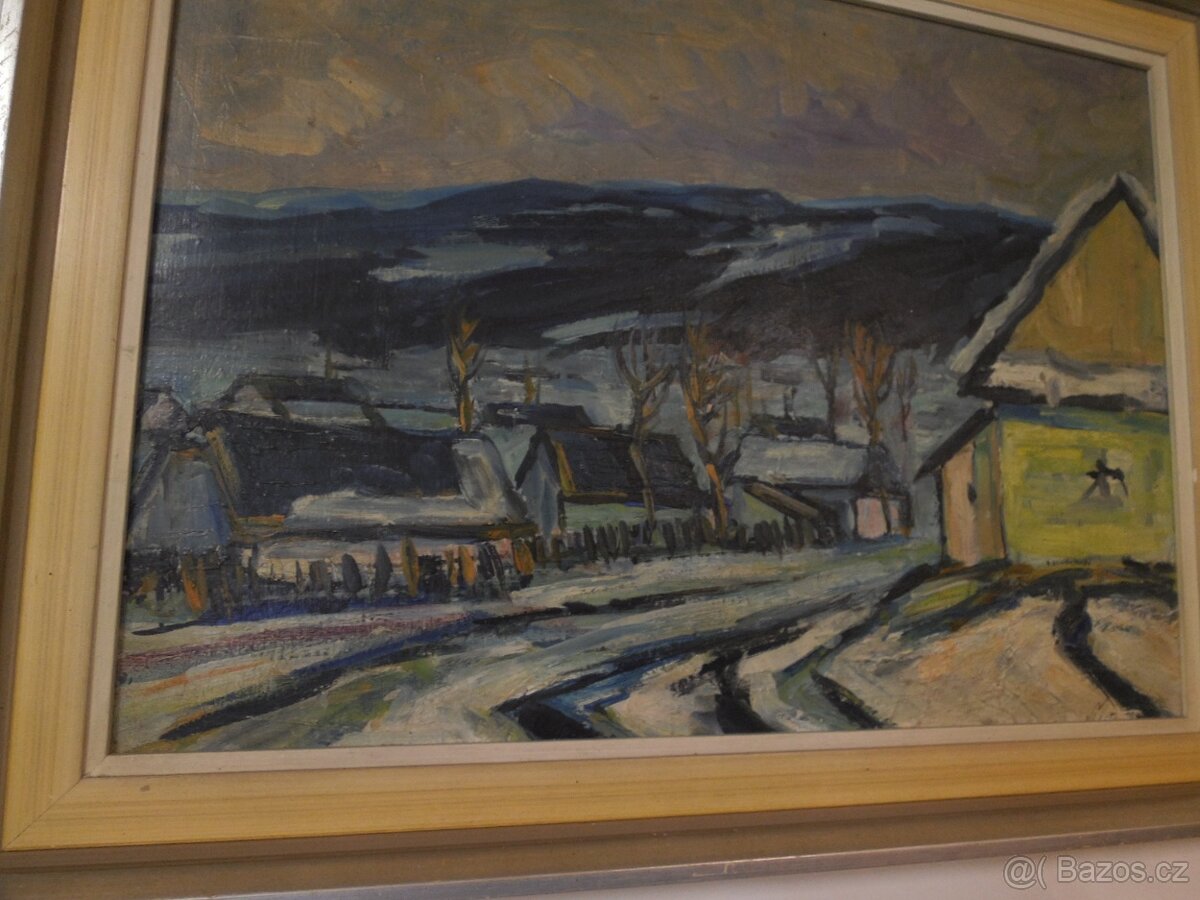 Staré chalupy ,Antonín Šustr, 12.6.1923 3 obrazy - 5