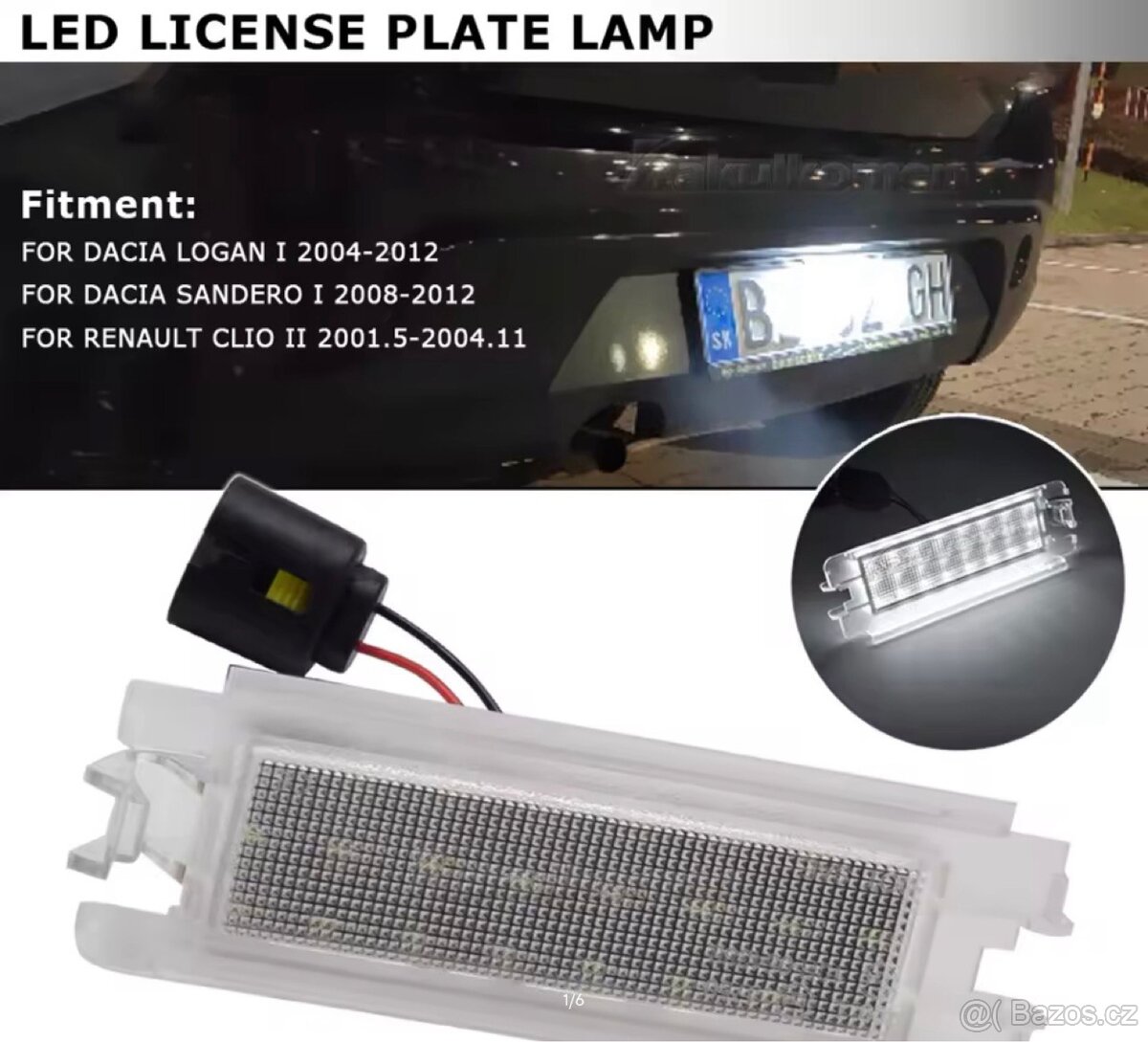 Nove podsvetleni SPZ Clio, Dacia, Sandero - 5