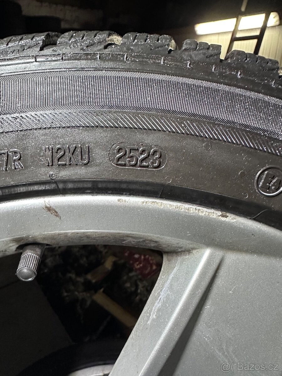 Sada litých kol Octavia iii RS, ZÁNOVNÍ zimní pneu - 5