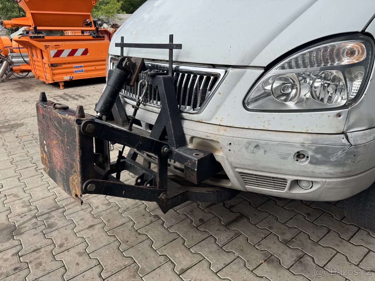 Rychloupínací adapter nosič deska radlice Gaz Gazelle Iveco - 5
