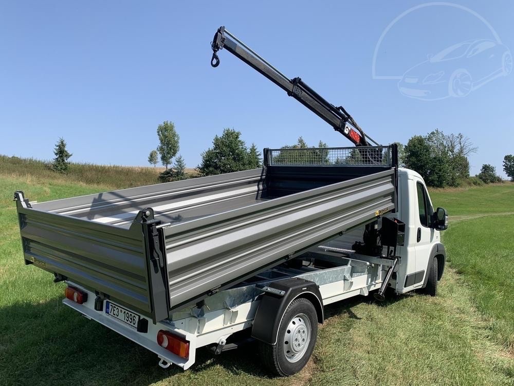 Fiat Ducato 3.0TDi novy sklápěč +Hiab 1.3t - 5