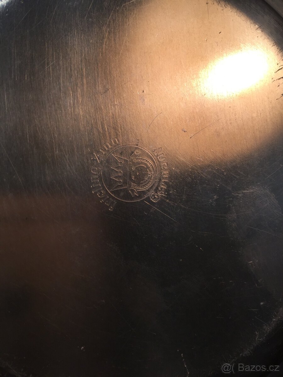 sbírka cínu pohár číše svícen mísa džber Cín - punc - 5