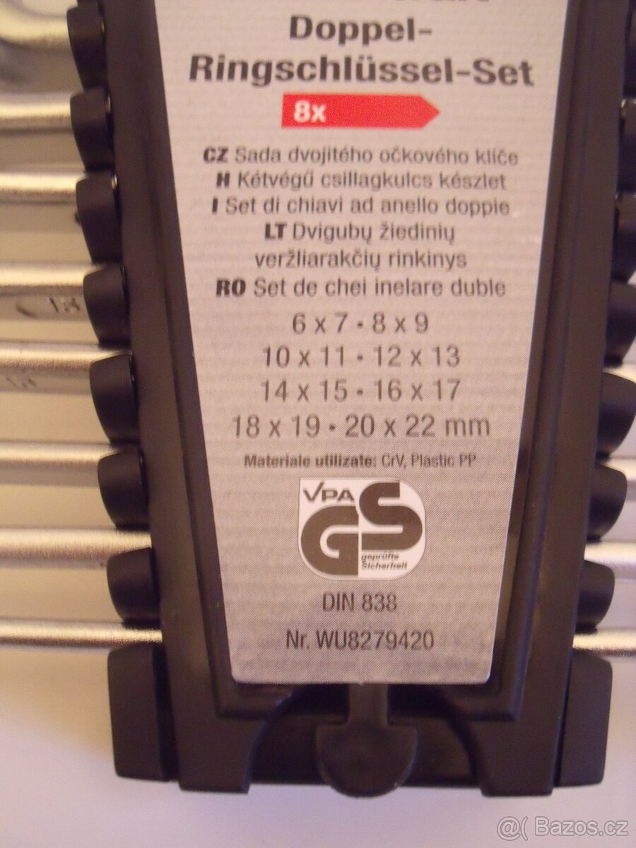 2 sady očkové klíče montážní - 5