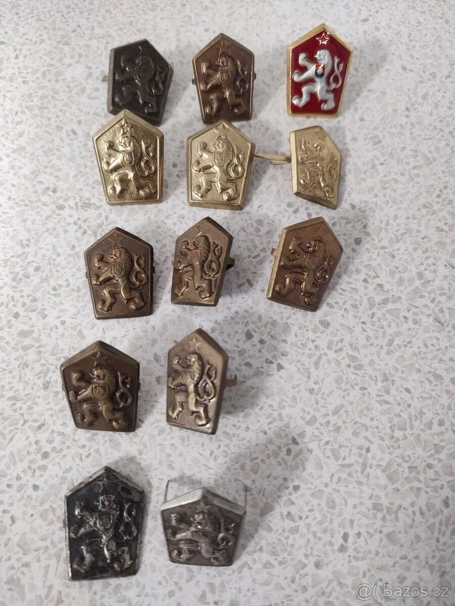 Vojenské odznaky a přezky - 5