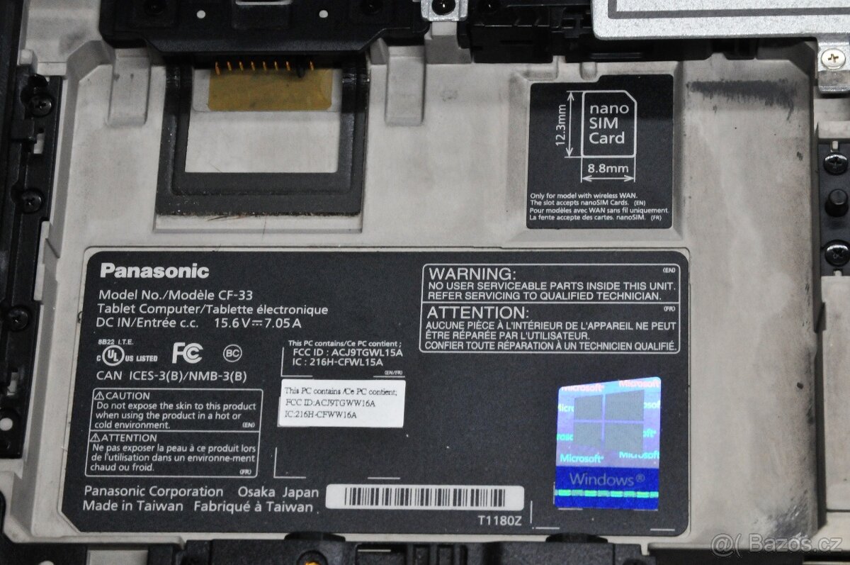 12" Průmyslový tablet Panasonic Toughbook CF-33 - 5