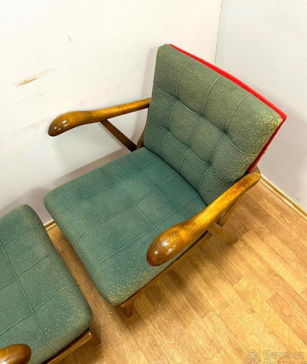 Retro křesla Nábytkárny Stod 60. léta - 5