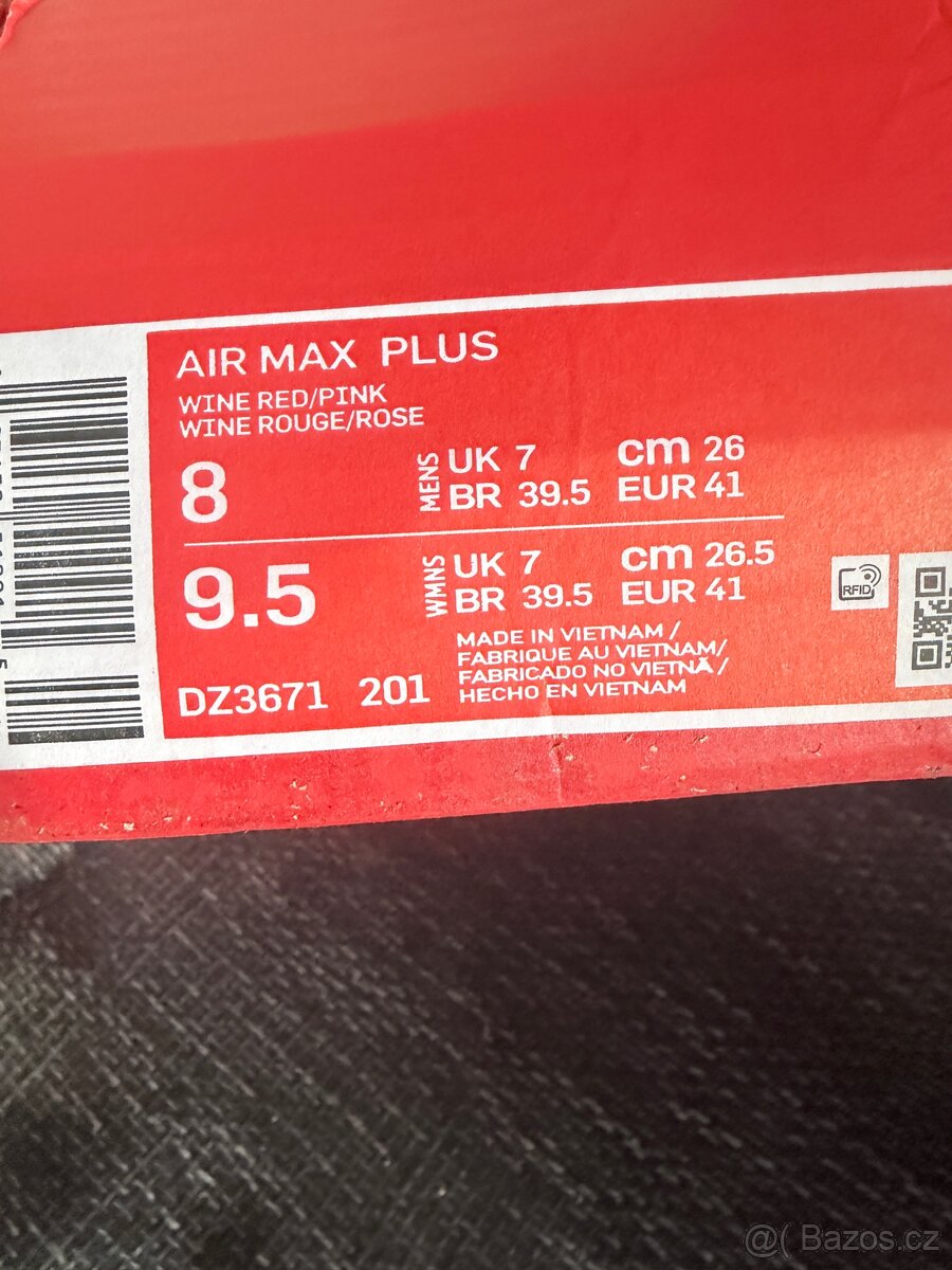 Dámské boty Nike Air Max Plus „Red Sepia“ - 5