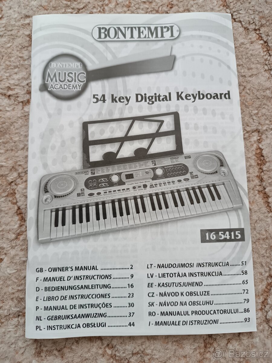 Klávesy - 5