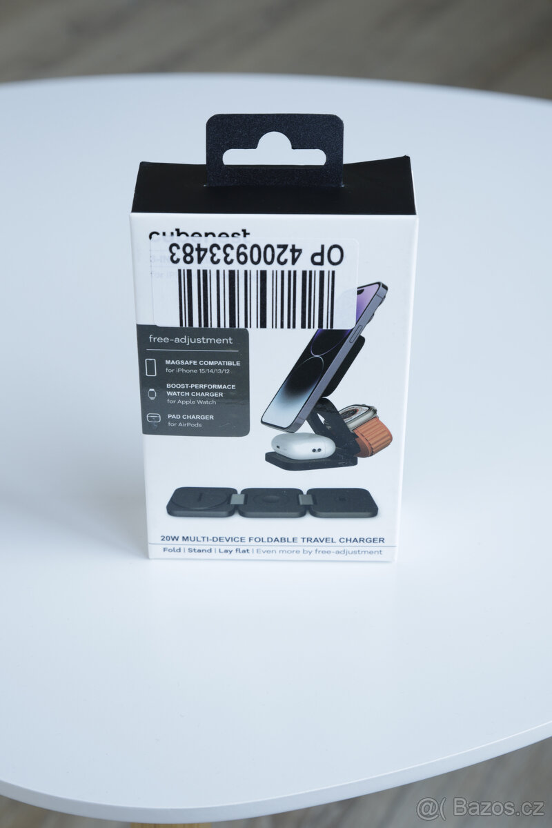 Bezdrátová nabíječka Cubenest E310 3v1 pro iPhone zařízení - 5