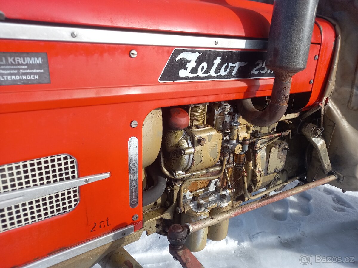 Zetor 2511 Cabrio, vývozní verze moc pěkný stav - 5