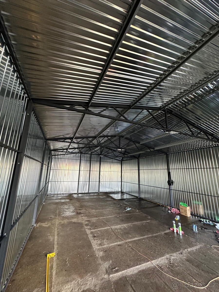 Hala 12×7 m + pozemek 600 m² k pronájmu – Kladno - 5