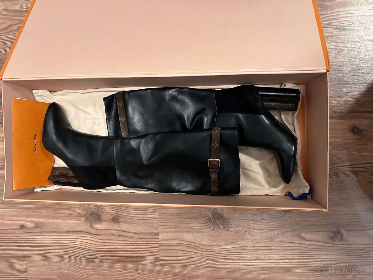 Louis Vuitton dámske vysoké čižmy - 5