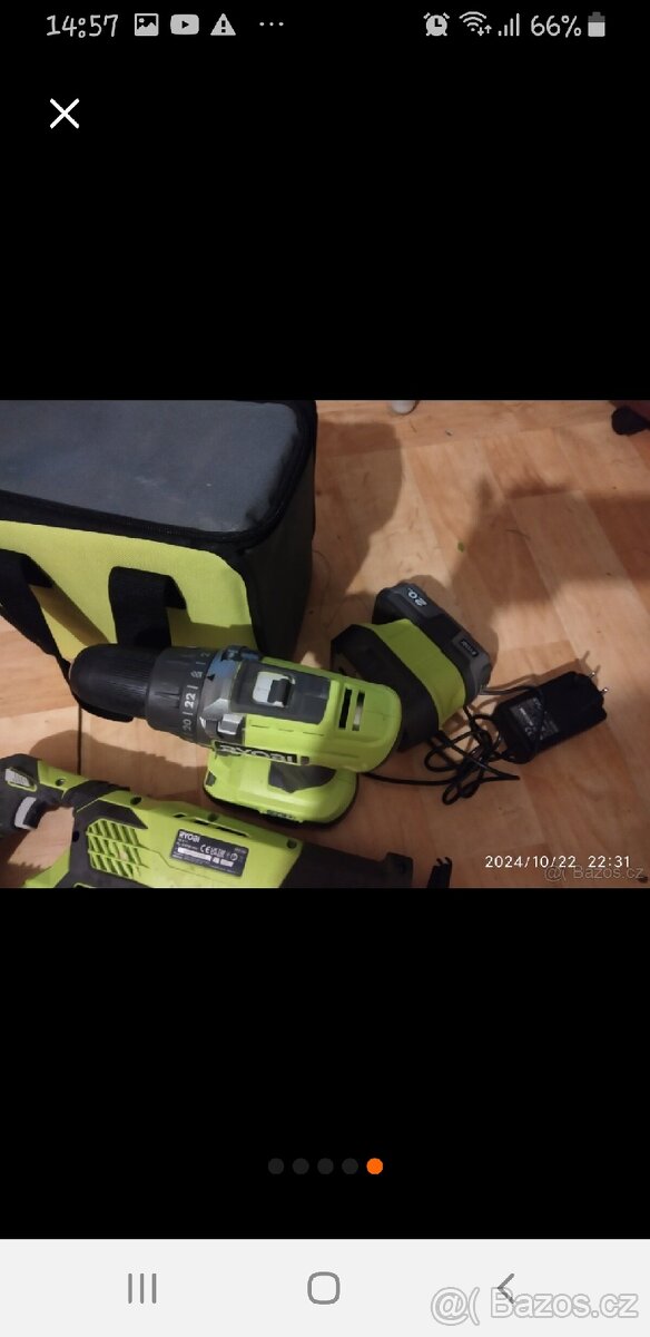 Aku vrtačka +dvě baterie + nabíječka - 5
