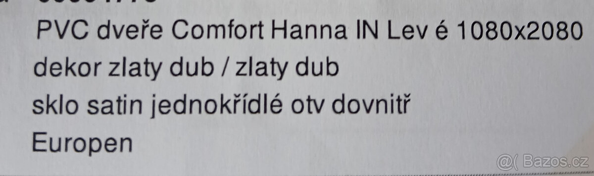 Vchodové dveře PVC comfort Hanna IN levé 1080x2080 mm - 5