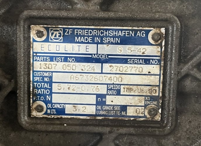 Převodovka S 5-42 - Mercedes Atego - tel. 775587301 - 5