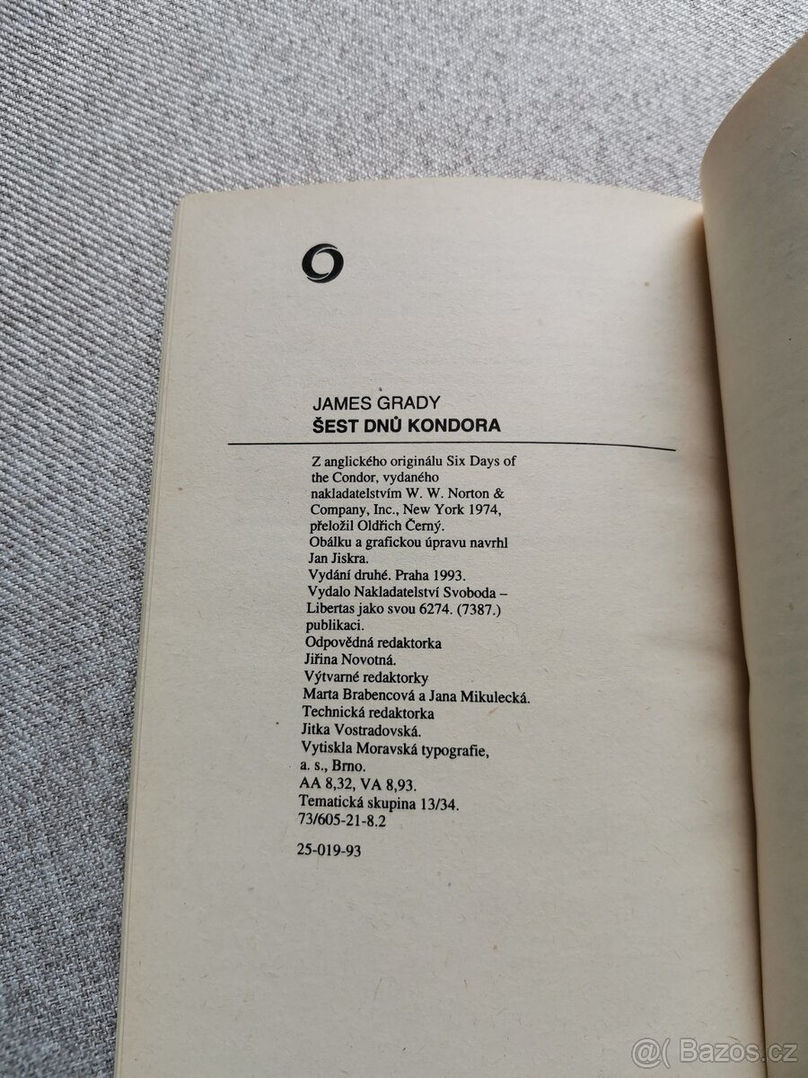 Šest dnů Kondora - James Grady - 5