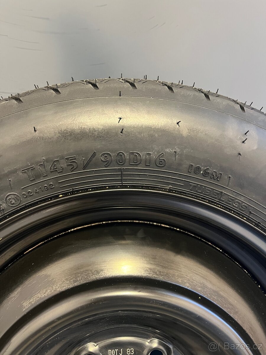 🛞 NOVÁ DOJEZDOVÁ REZERVA R16 – 5x114.3 - 5